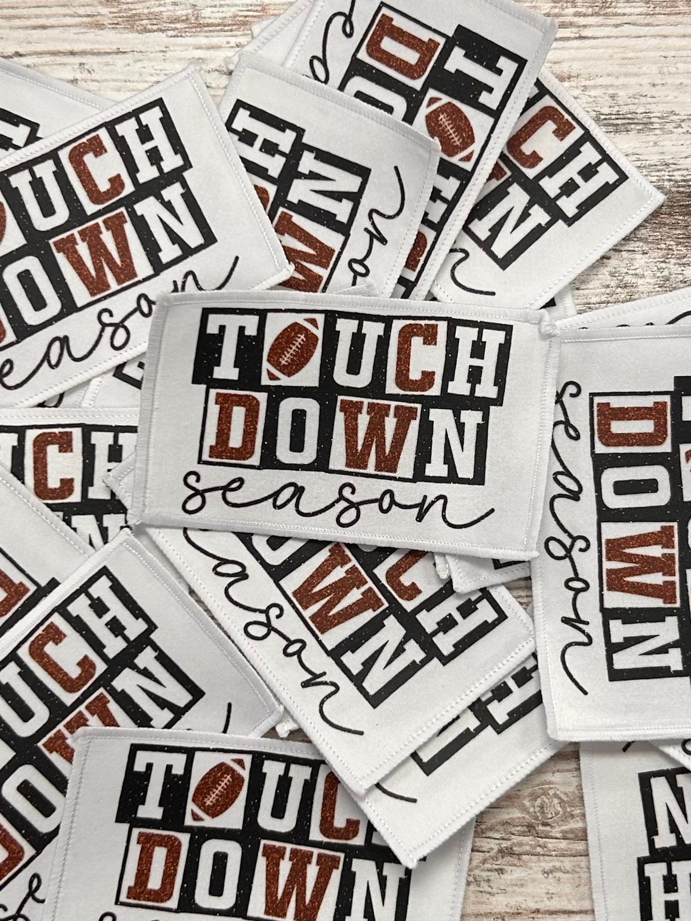 Touch Down season- Iron On Patch