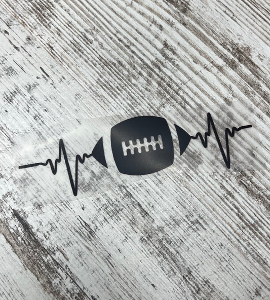 Football EKG. - DTF oversized