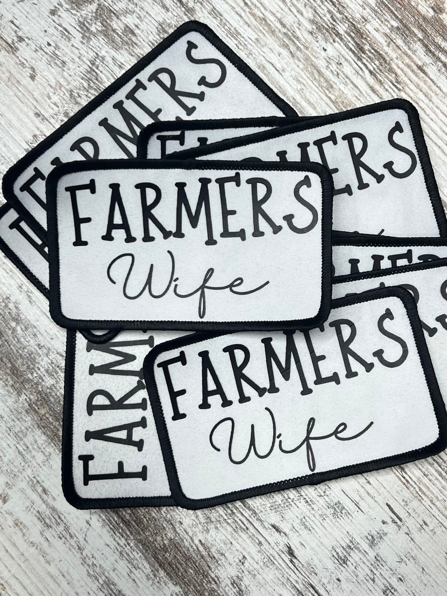 Farmers wife - Iron On Patch