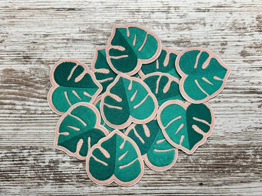 Monstera Leaf -Iron on patch