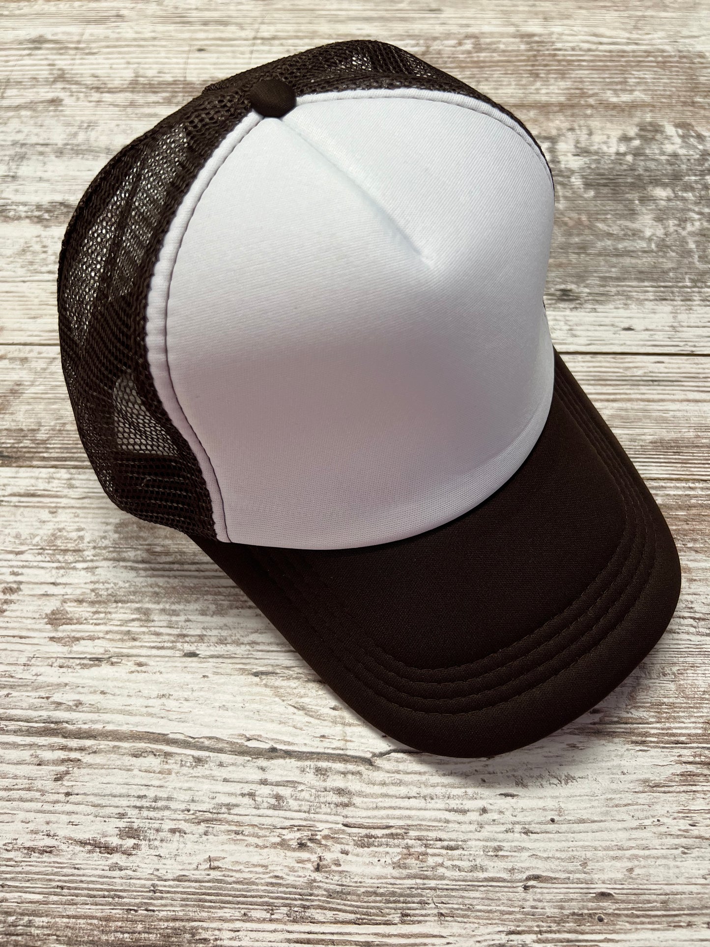 Deep Brown - Mid Height Trucker Hat