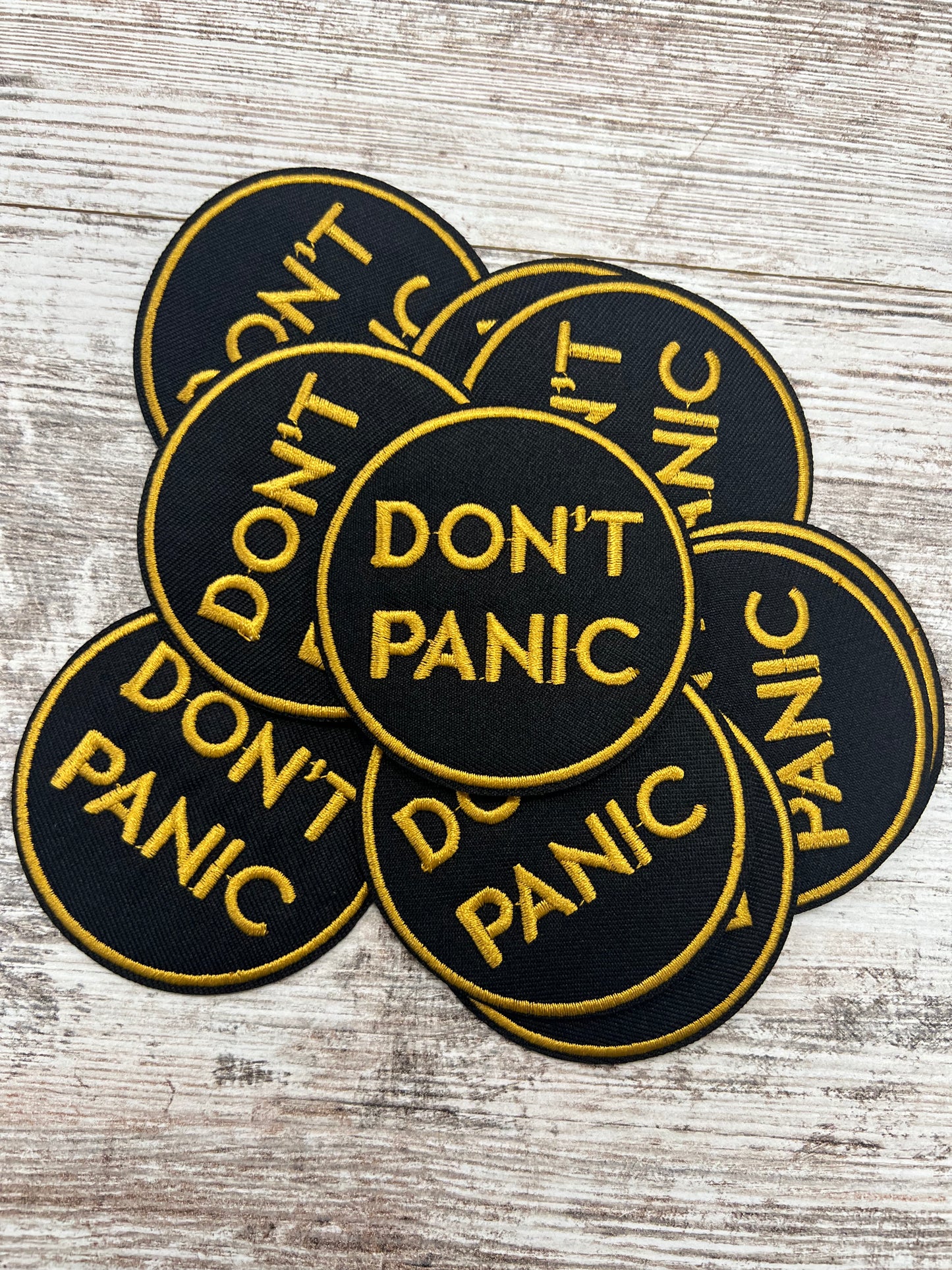 Don’t Panic - iron on patch