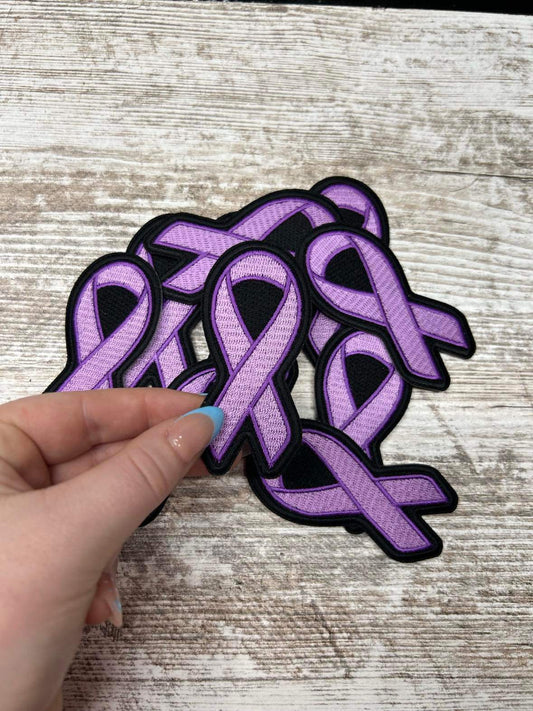 Light purple Ribbon - Iron on