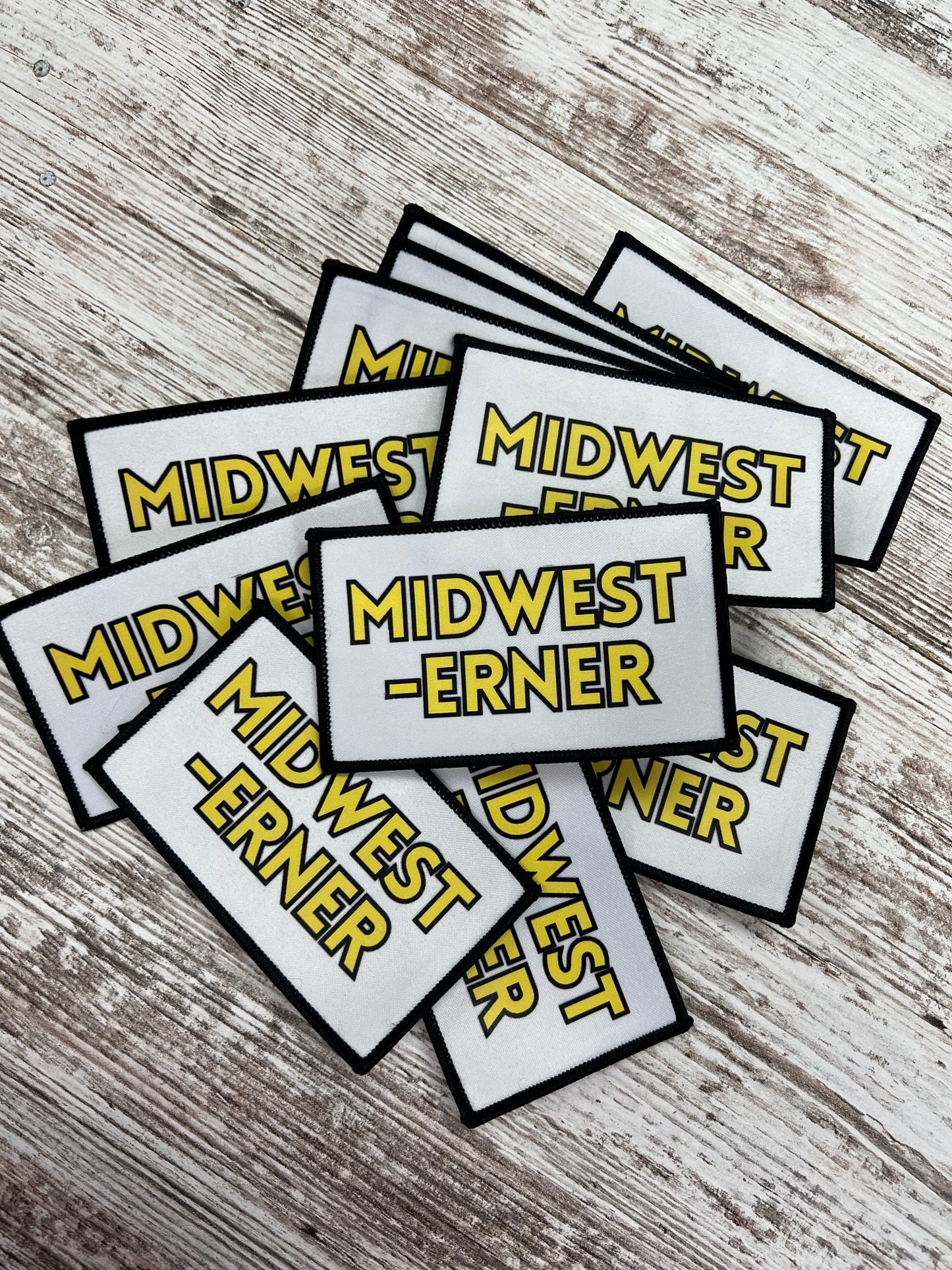 Midwest-erner Iowa/Iowa State coloring - Iron on Patch