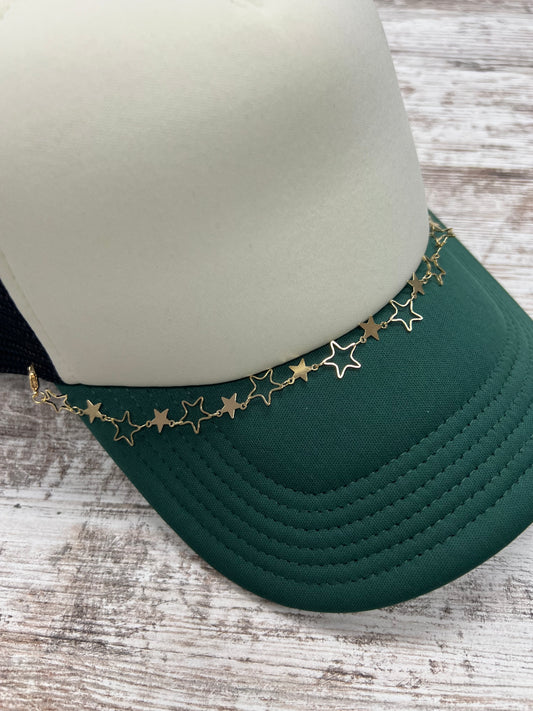 Gold Stars Hat Chain