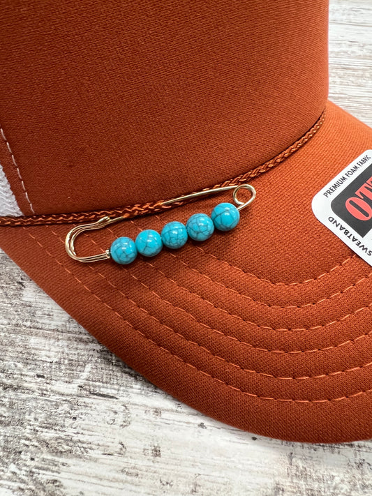 Small Turquoise Hat Pin