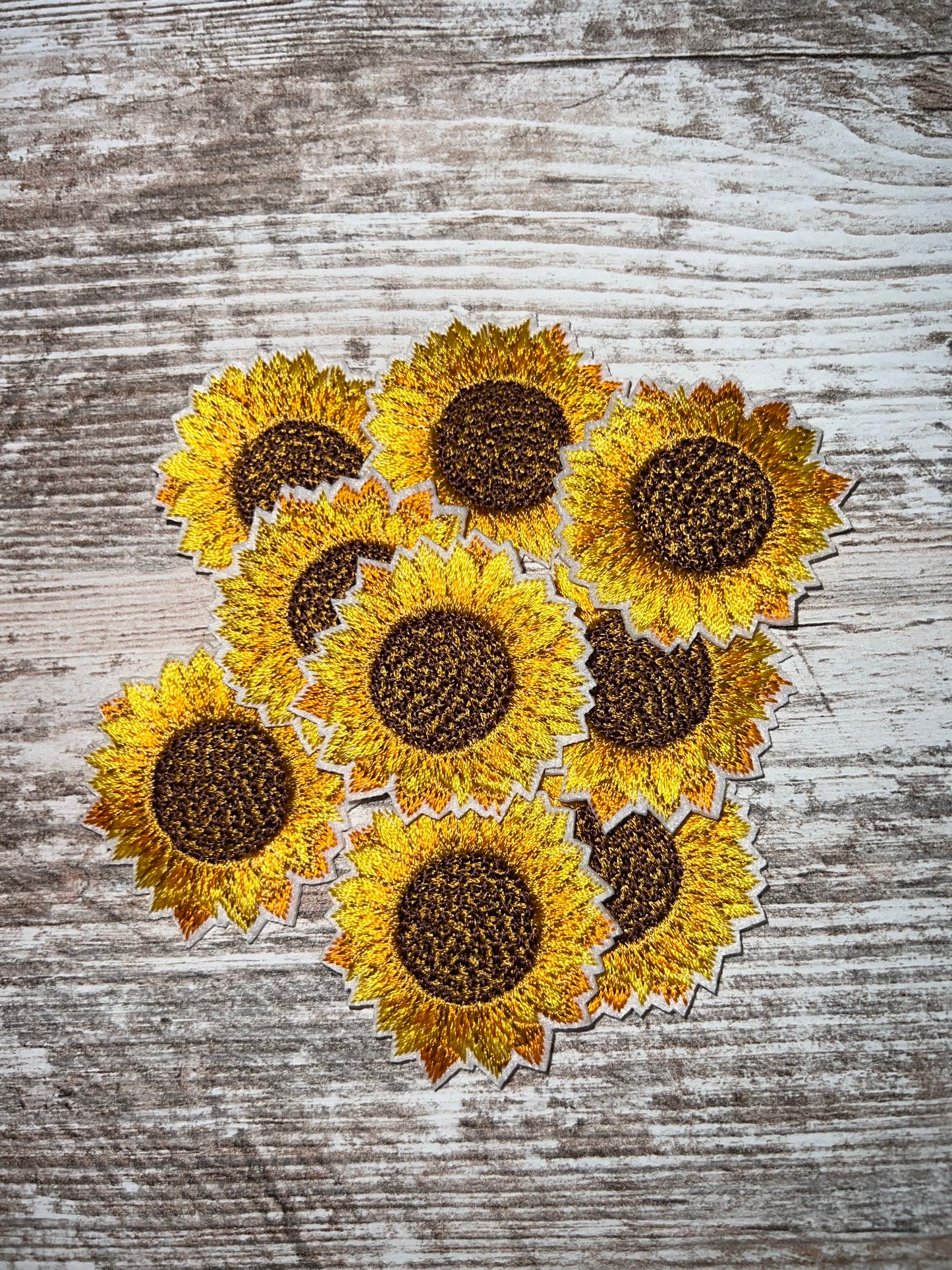 Sunflower 1 1/2 inch - Iron on Patch