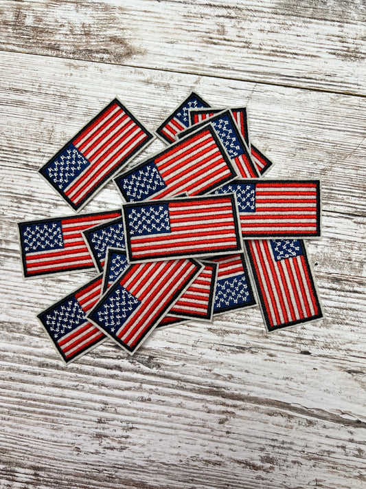 American flag - Iron On Patch
