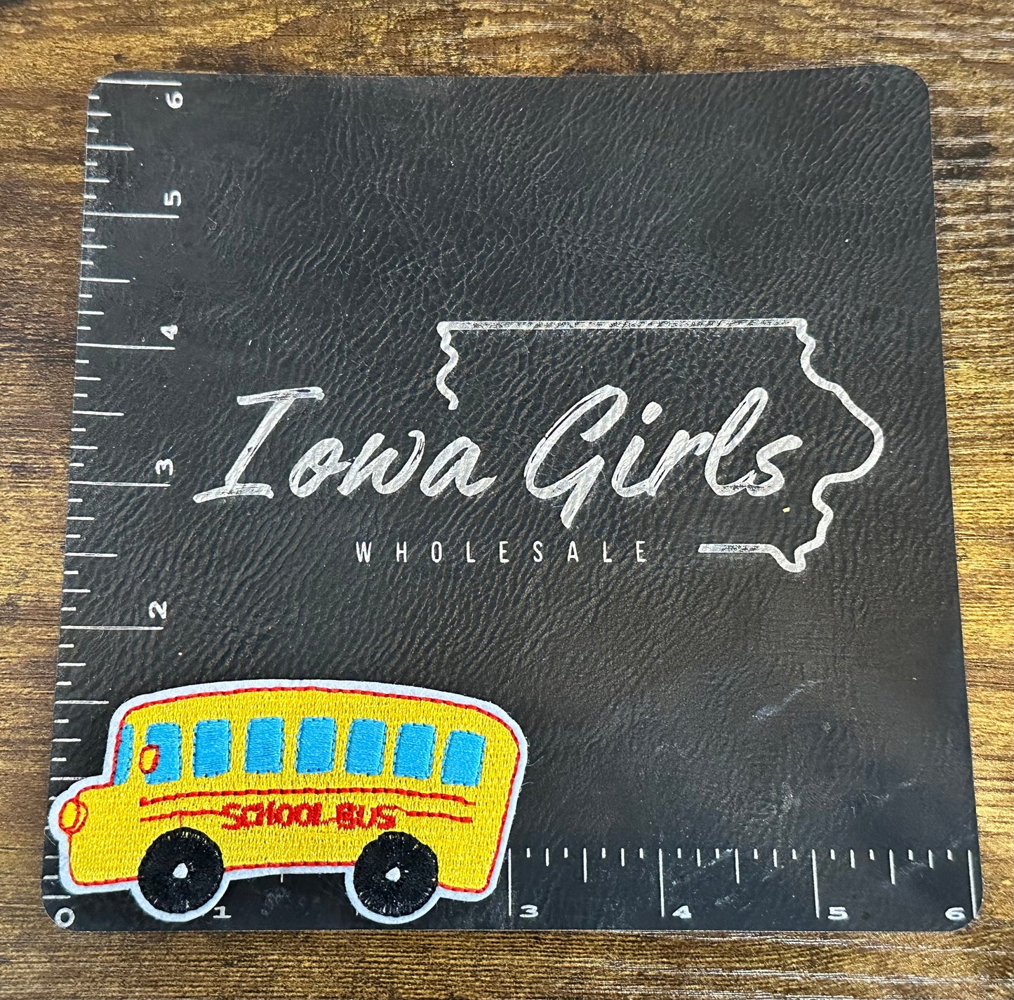 School Bus - Iron On Patch