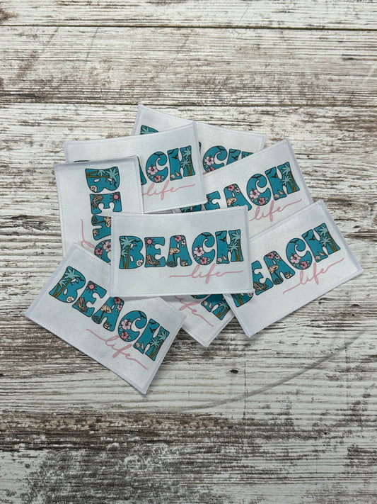 Beach Life - Iron On Patch