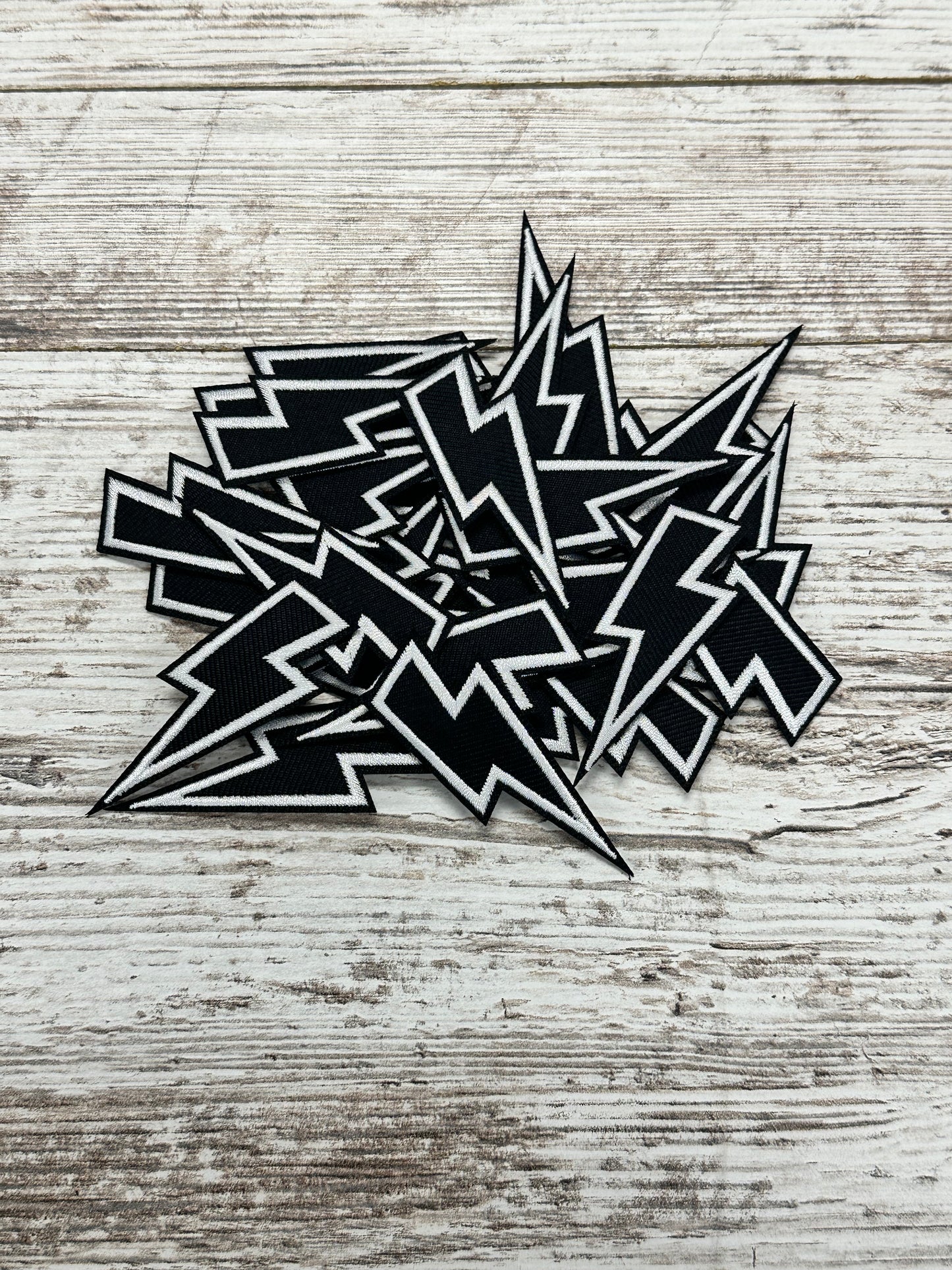 Lightening Bolt - Iron On Patch