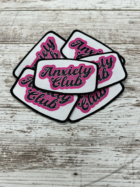 Anxiety Club - Iron On Patch