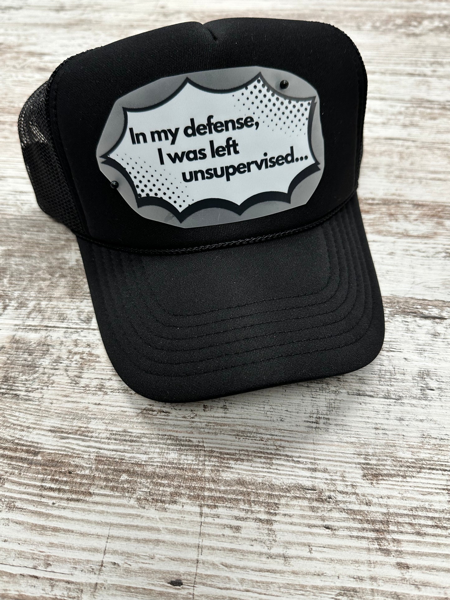 In my defense, I was left unsupervised *oversized* - DTF Print