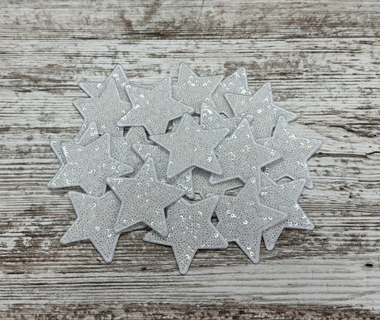 White Star - Iron on Patch